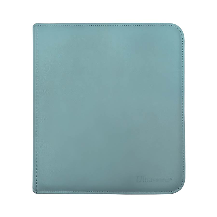 12 Pocket Zippered Pro Binder - Light Blue