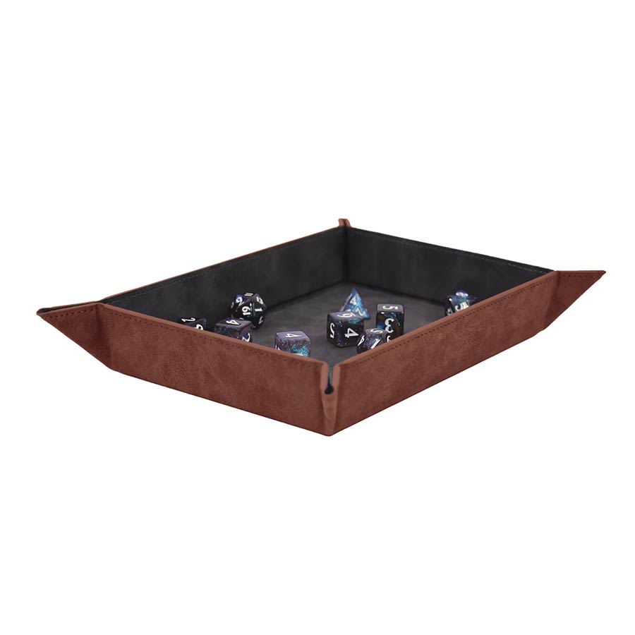 Foldable Dice Rolling Tray - Ruby