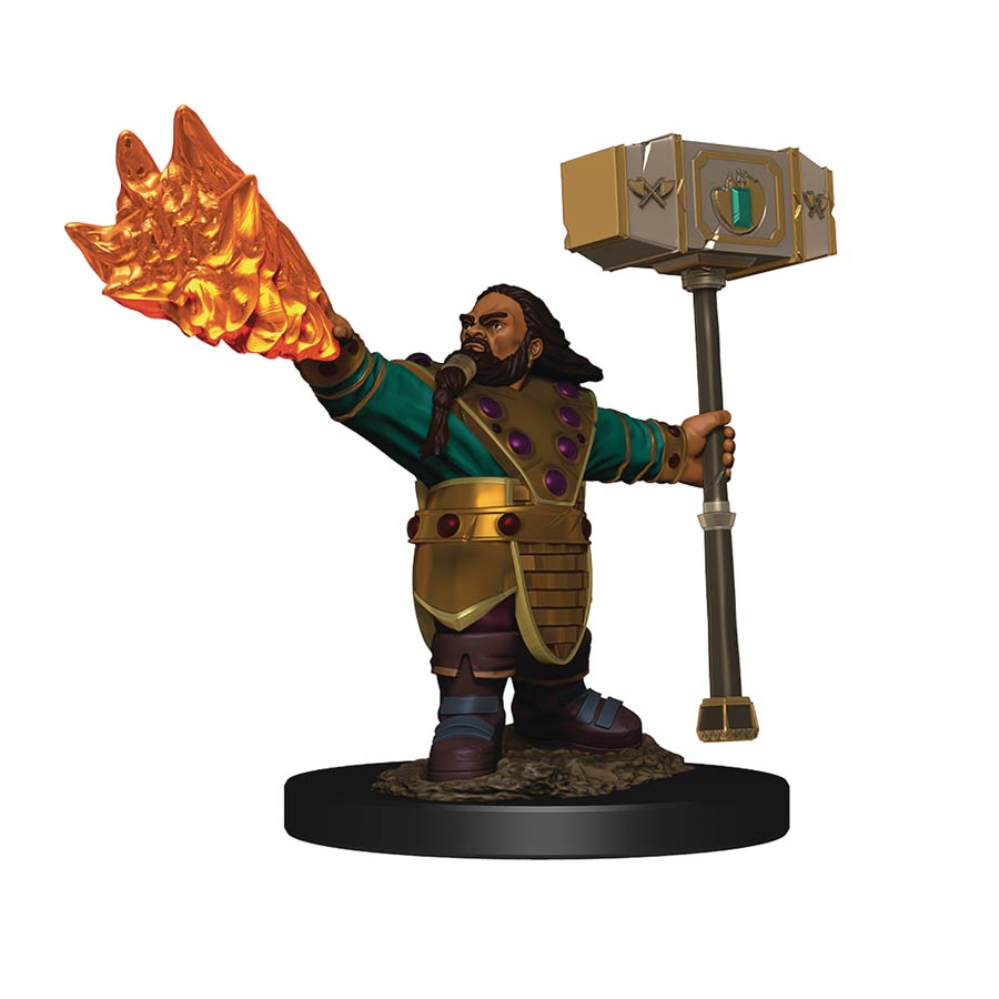 Dungeons & Dragons Icons Of The Realms Premium Painted Figure - Dwarf Cleric Male