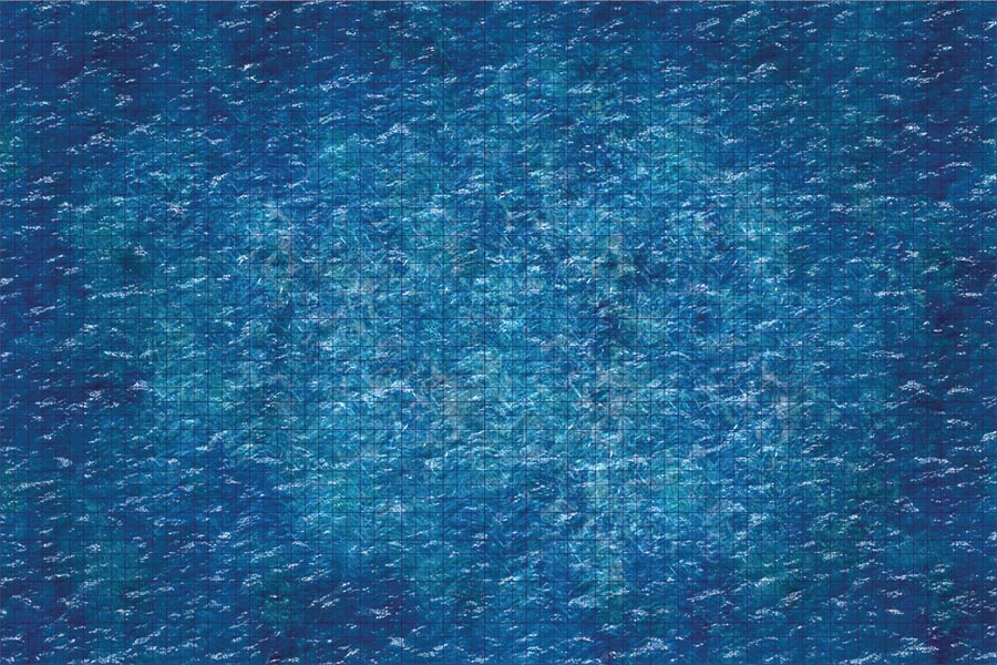 Dungeons & Dragons Icons Of The Realms Battle Mat - Ocean