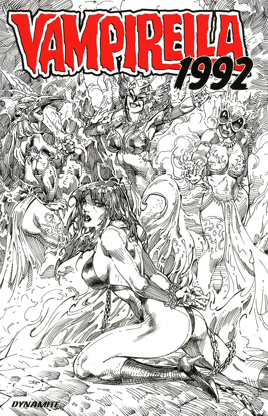 Vampirella 1992 #1 (One Shot) Cover F Incentive Roberto Castro Line Art Cover