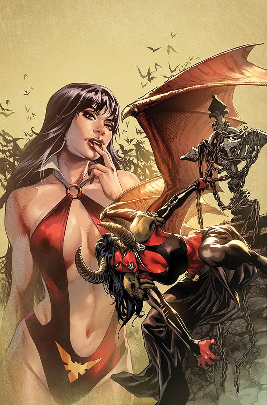 Vampirella vs Purgatori #4 Cover K Incentive Carlo Pagulayan Virgin Cover