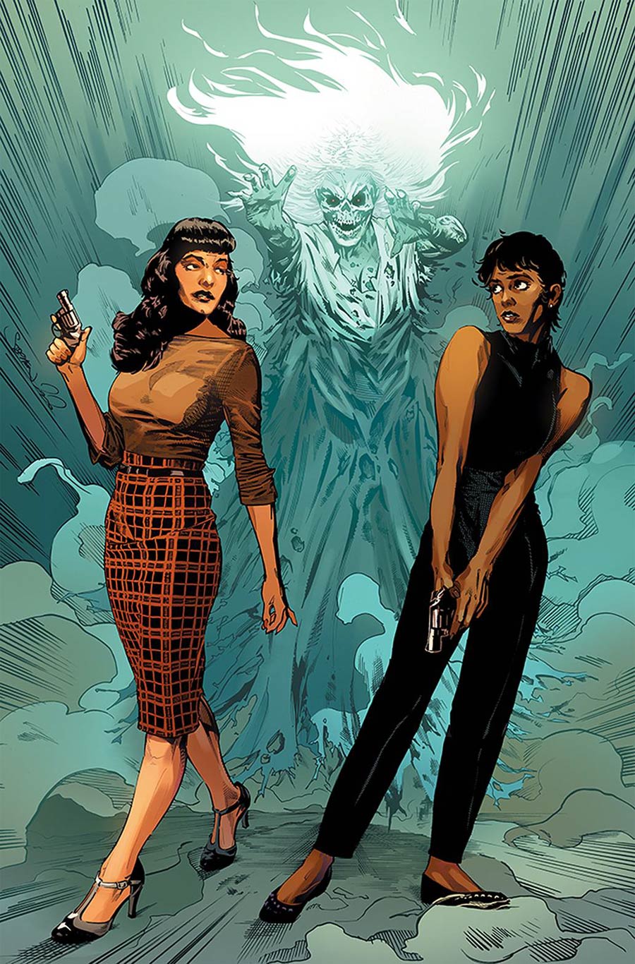 Bettie Page And The Curse Of The Banshee #1 Cover V Limited Edition Stephen Mooney Virgin Cover