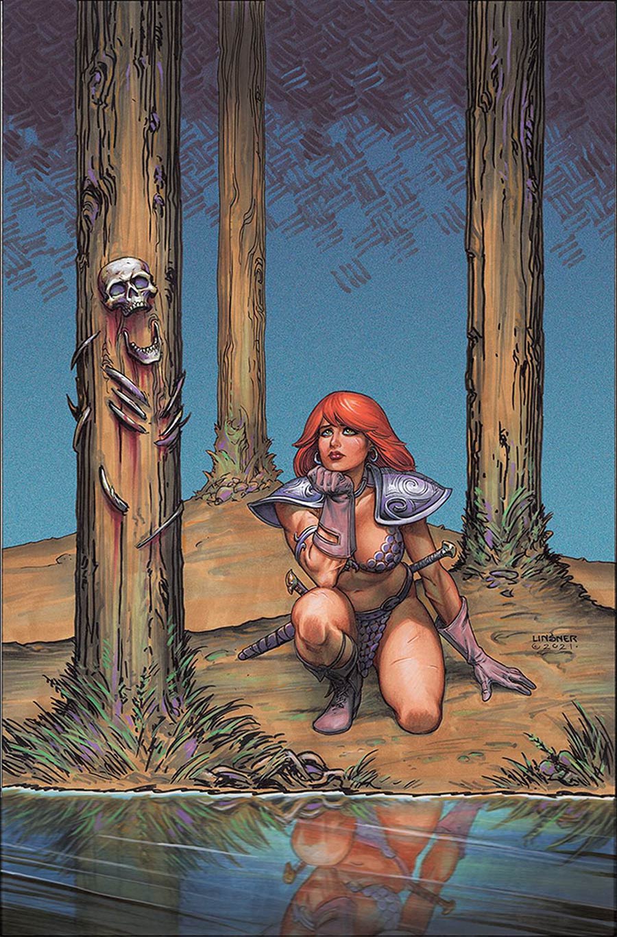 Red Sonja Vol 8 #28 Cover O Limited Edition Joseph Michael Linsner Virgin Cover