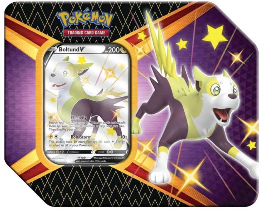 Pokemon Shining Fates Tin - Boltund