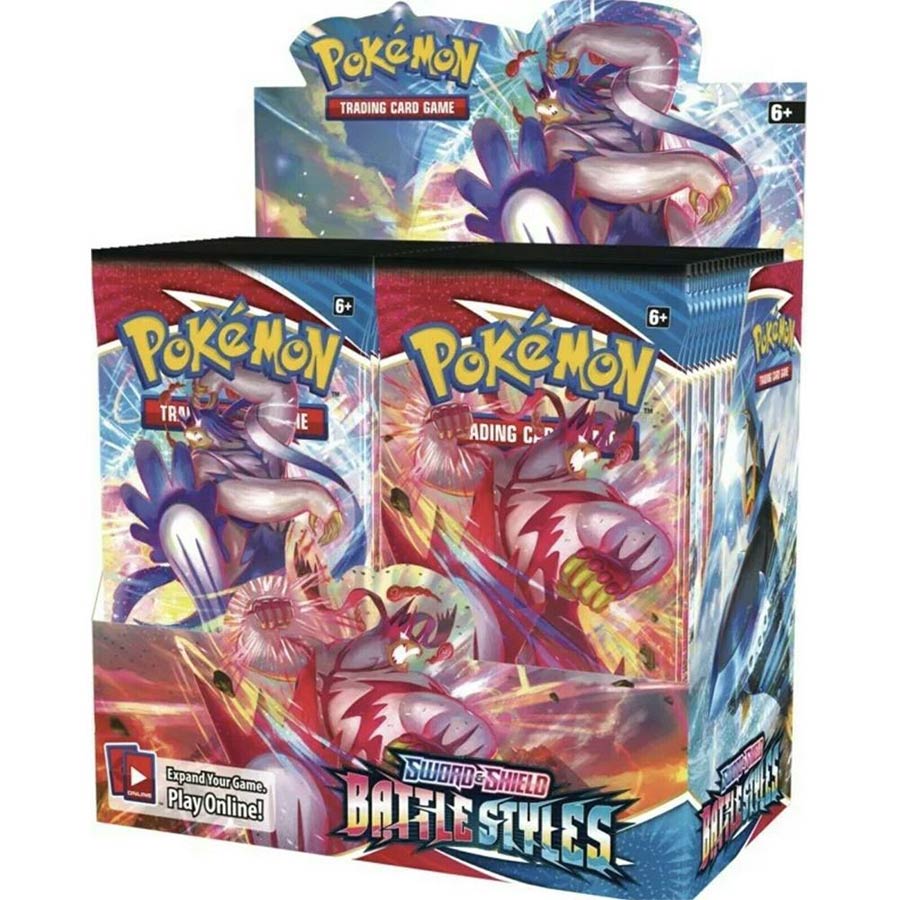 Pokemon Sword And Shield Battle Style Booster Display of 36 Booster Packs
