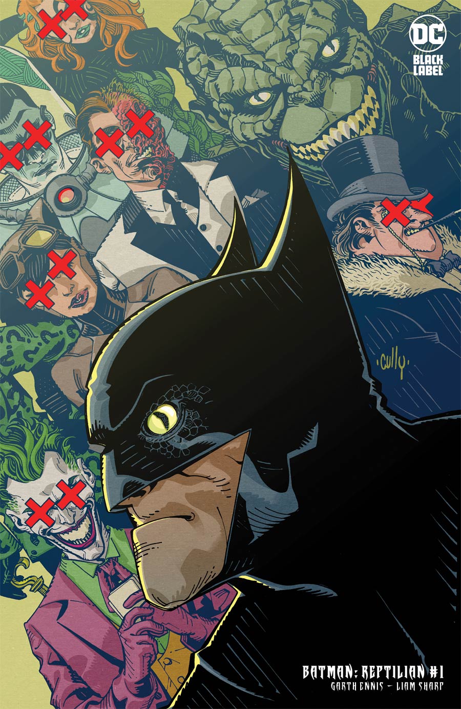 Batman Reptilian #1 Cover B Variant Cully Hamner Cover