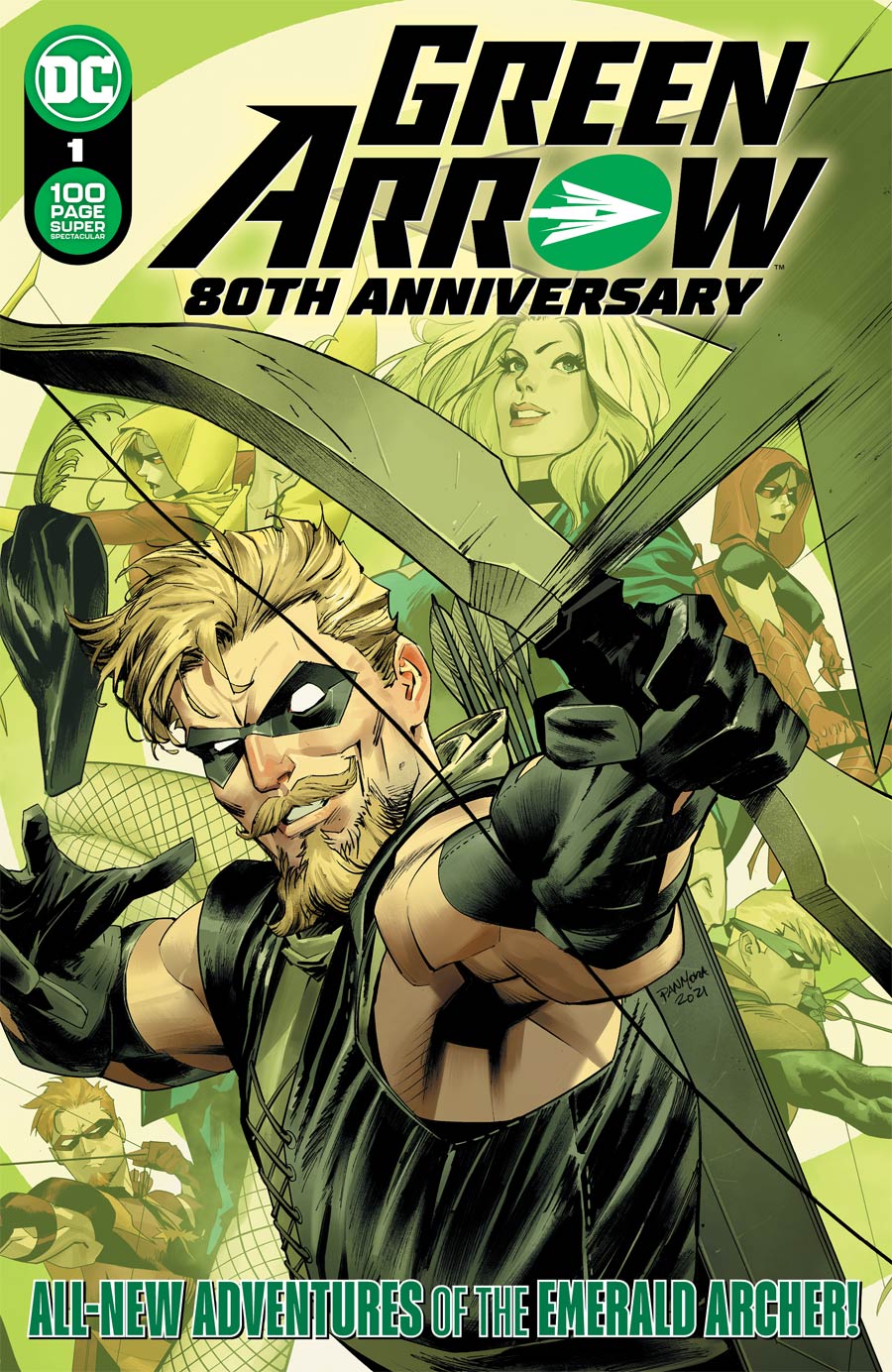 Green Arrow 80th Anniversary 100-Page Super Spectacular #1 (One Shot) Cover A Regular Dan Mora Cover