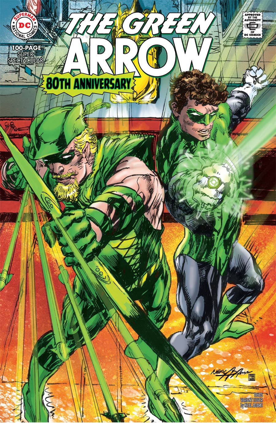 Green Arrow 80th Anniversary 100-Page Super Spectacular #1 (One Shot) Cover D Variant Neal Adams 1960s Cover