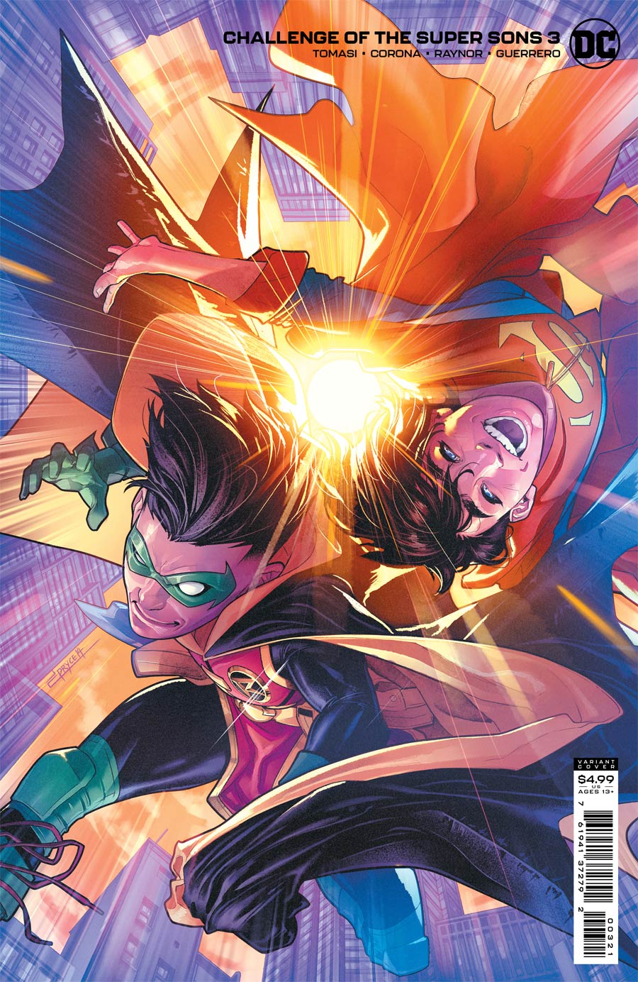 Challenge Of The Super Sons #3 Cover B Variant Jamal Campbell Card Stock Cover