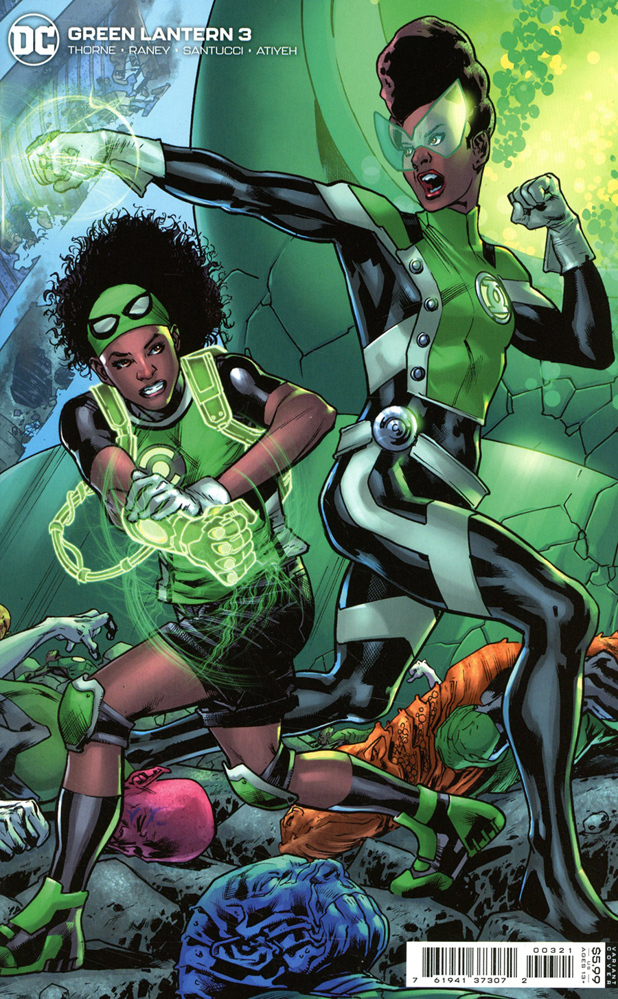 Green Lantern Vol 7 #3 Cover B Variant Bryan Hitch Card Stock Cover