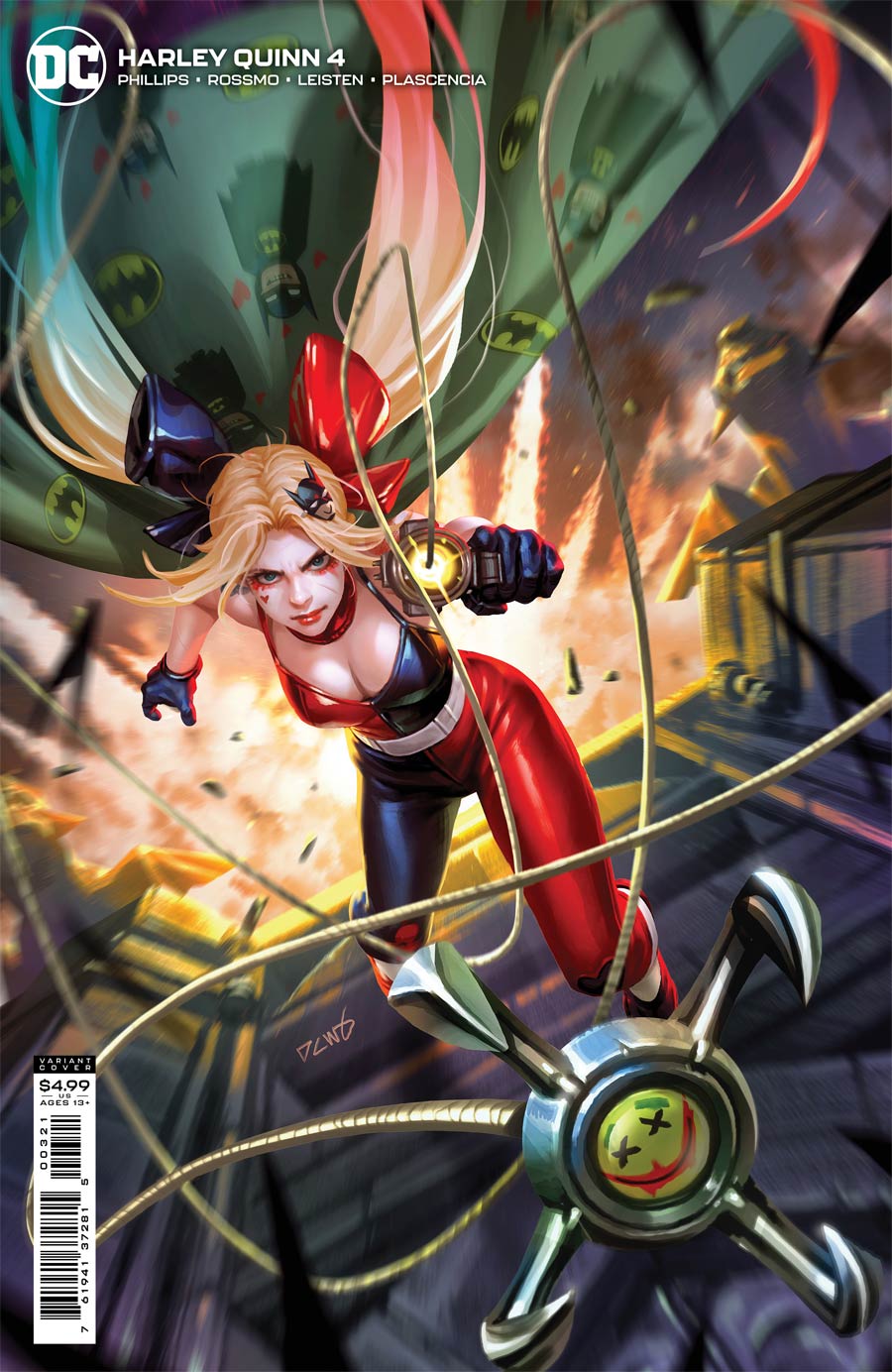 Harley Quinn Vol 4 #4 Cover B Variant Derrick Chew Card Stock Cover