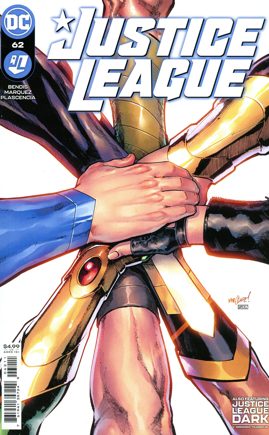 Justice League Vol 4 #62 Cover A Regular David Marquez Cover