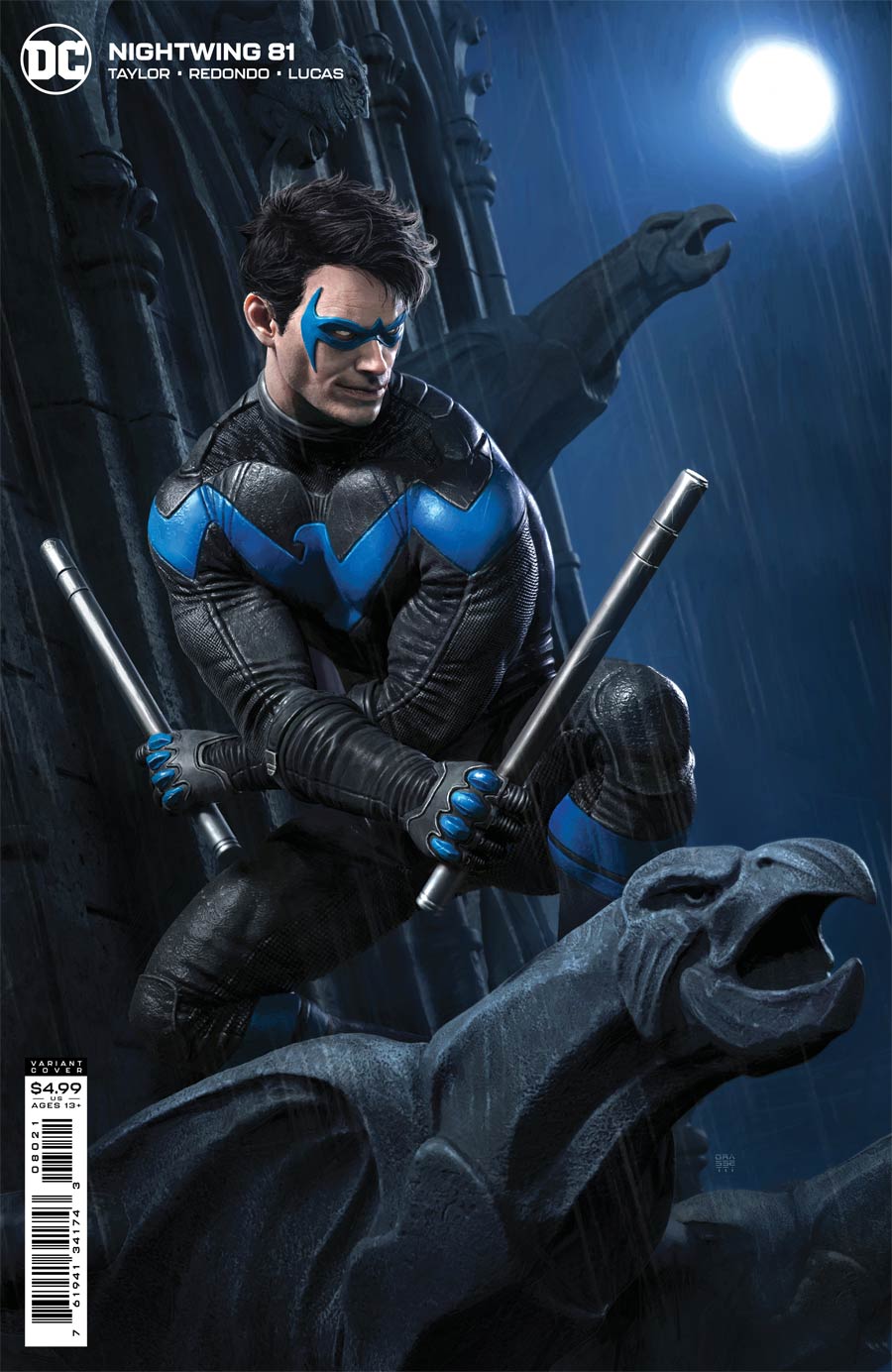 Nightwing Vol 4 #81 Cover B Variant Rafael Grassetti Card Stock Cover (Limit 1 Per Customer)