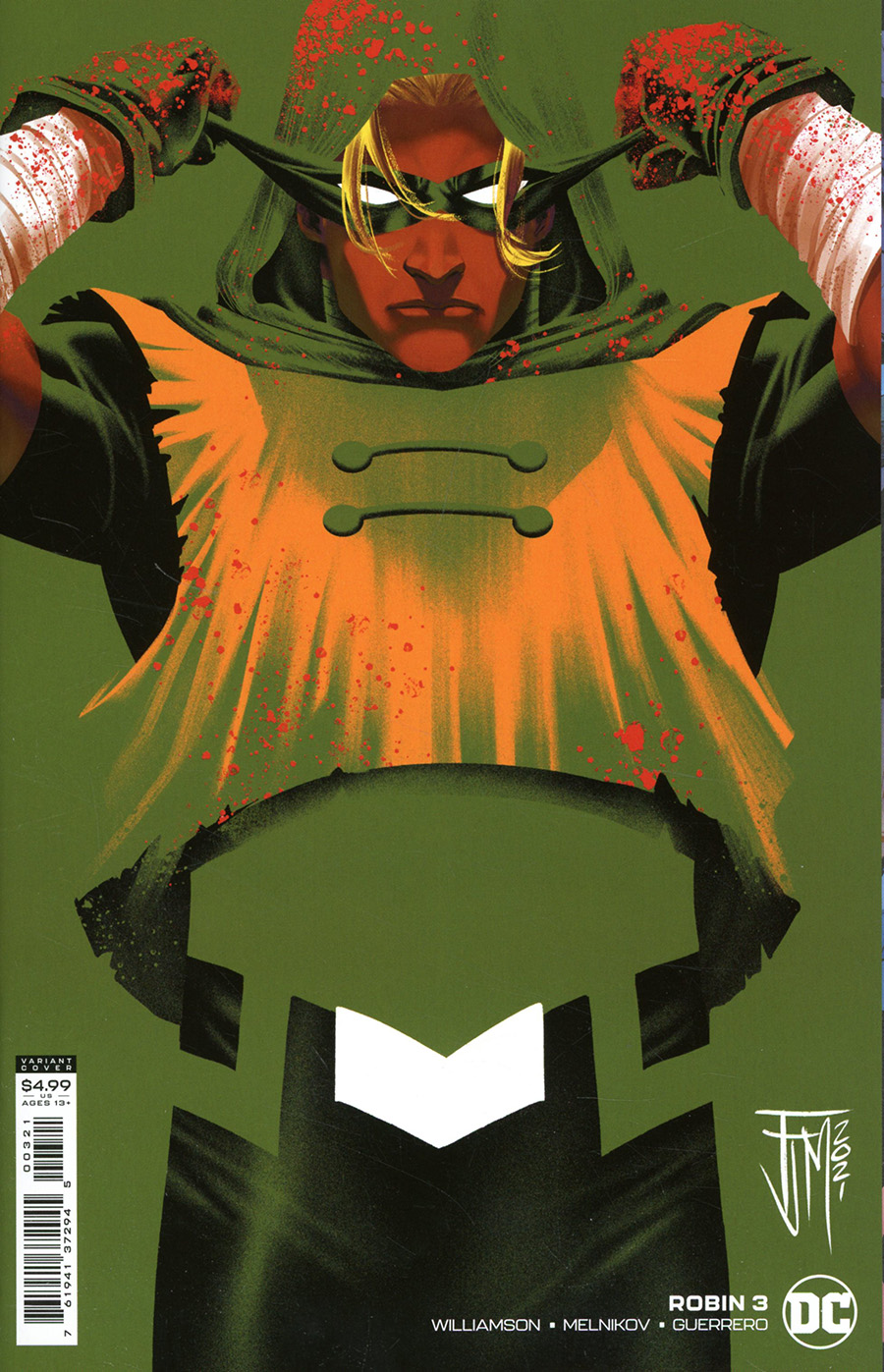 Robin Vol 5 #3 Cover B Variant Francis Manapul Card Stock Cover