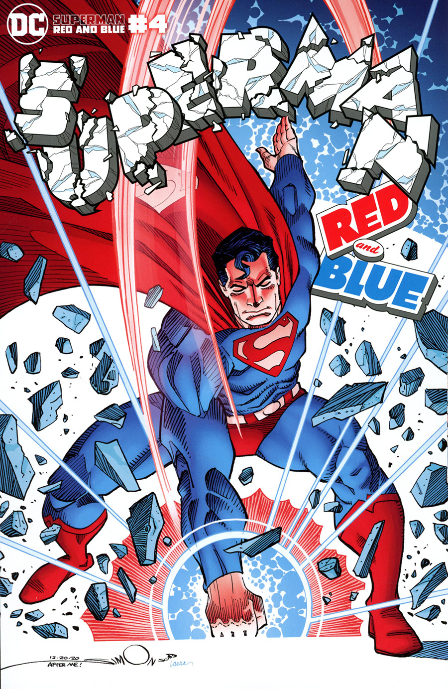 Superman Red & Blue #4 Cover B Variant Walter Simonson Cover