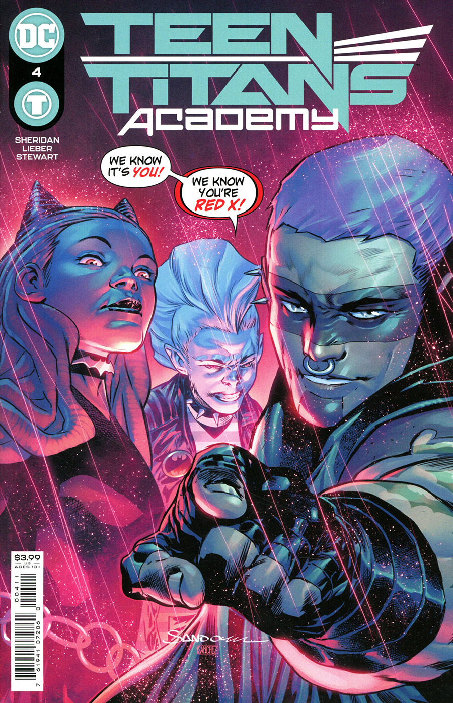 Teen Titans Academy #4 Cover A Regular Rafa Sandoval Cover