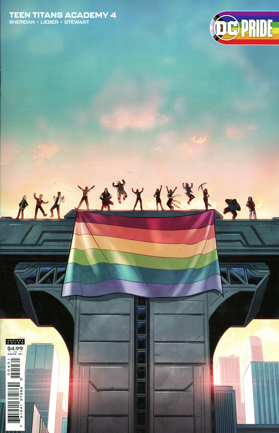 Teen Titans Academy #4 Cover C Variant Pride Month Card Stock Cover