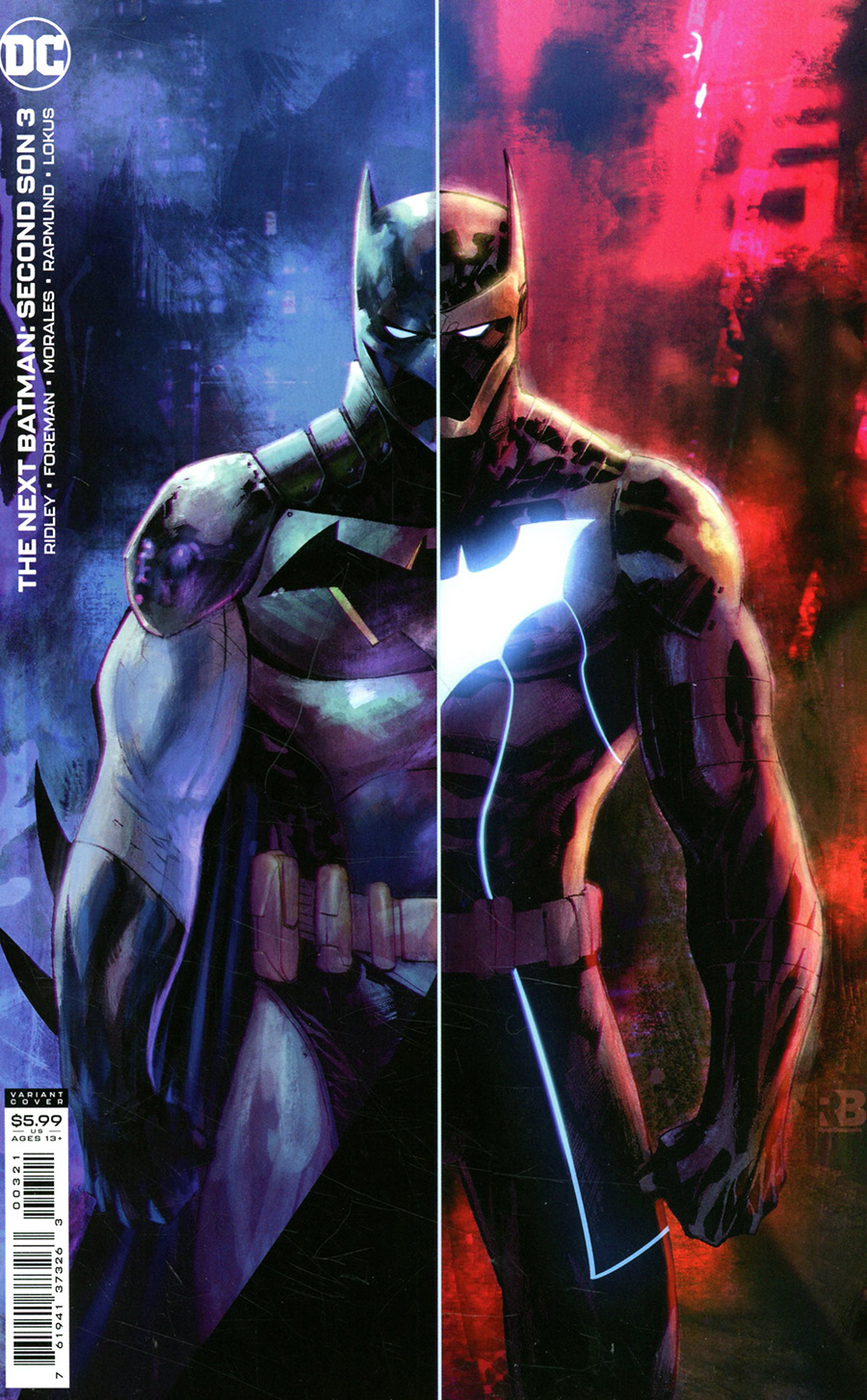Next Batman Second Son #3 Cover B Variant Ryan Benjamin Card Stock Cover