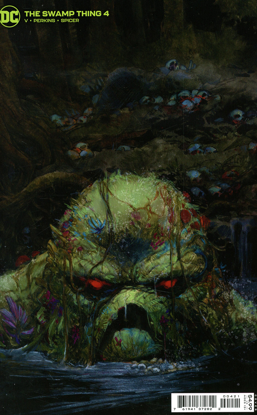 Swamp Thing Vol 7 #4 Cover B Variant Gerardo Zaffino Card Stock Cover