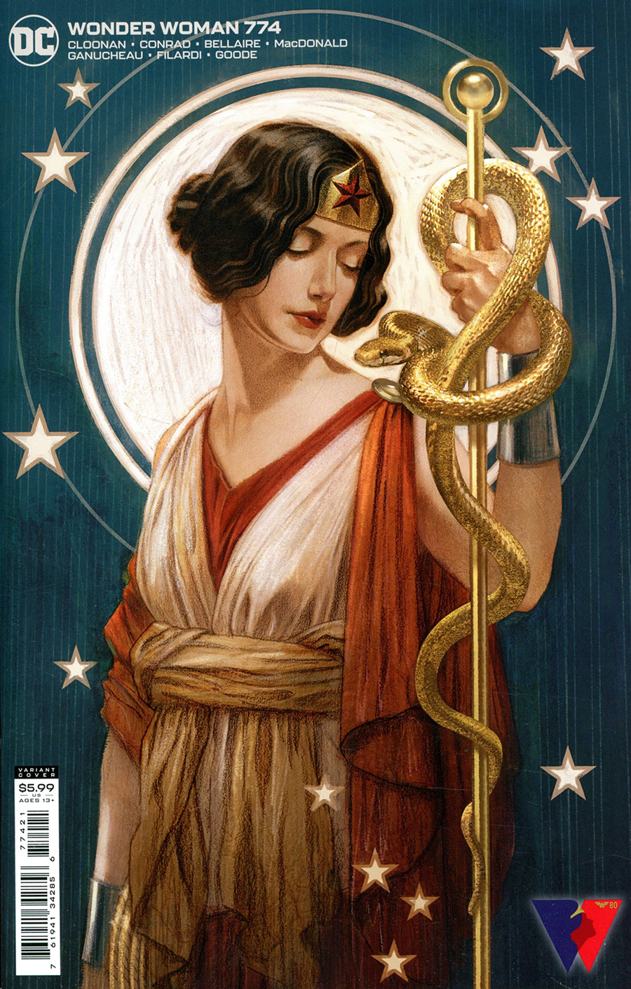 Wonder Woman Vol 5 #774 Cover B Variant Joshua Middleton Card Stock Cover