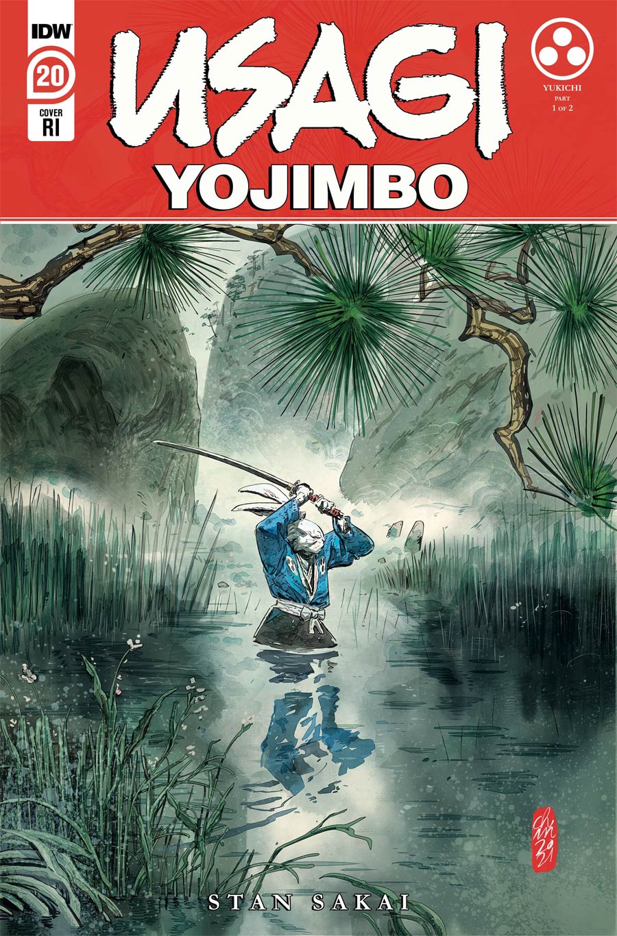Usagi Yojimbo Vol 4 #20 Cover B Incentive Jesus Hervas Variant Cover