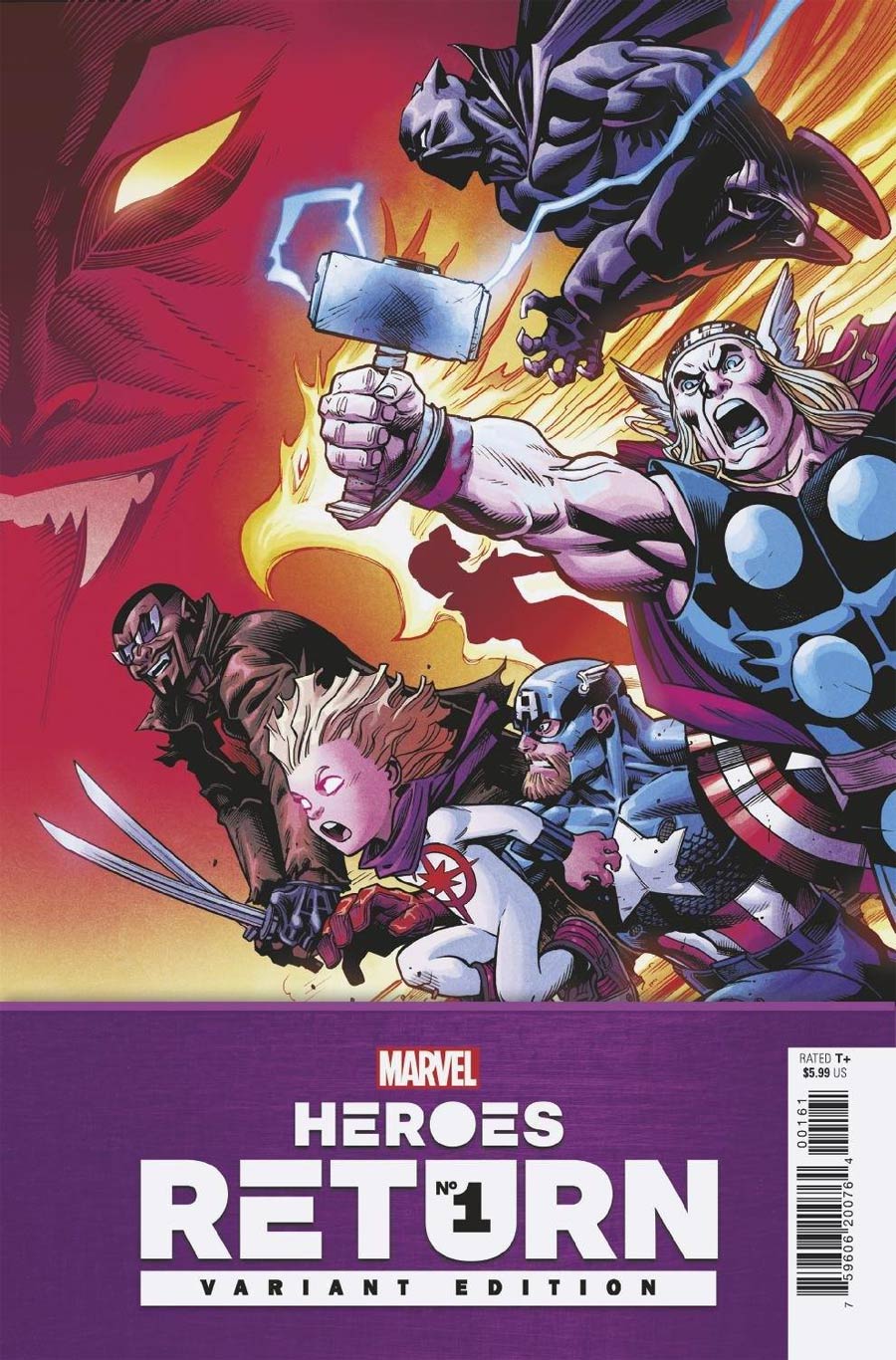 Heroes Return #1 (One Shot) Cover E Incentive Ed McGuinness Variant Cover