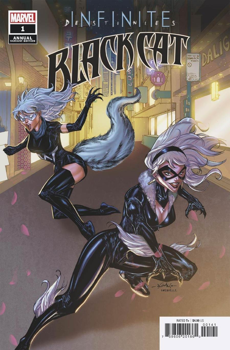 Black Cat Vol 2 Annual #1 Cover D Incentive Guile Sharp Variant Cover (Infinite Destinies Tie-In)
