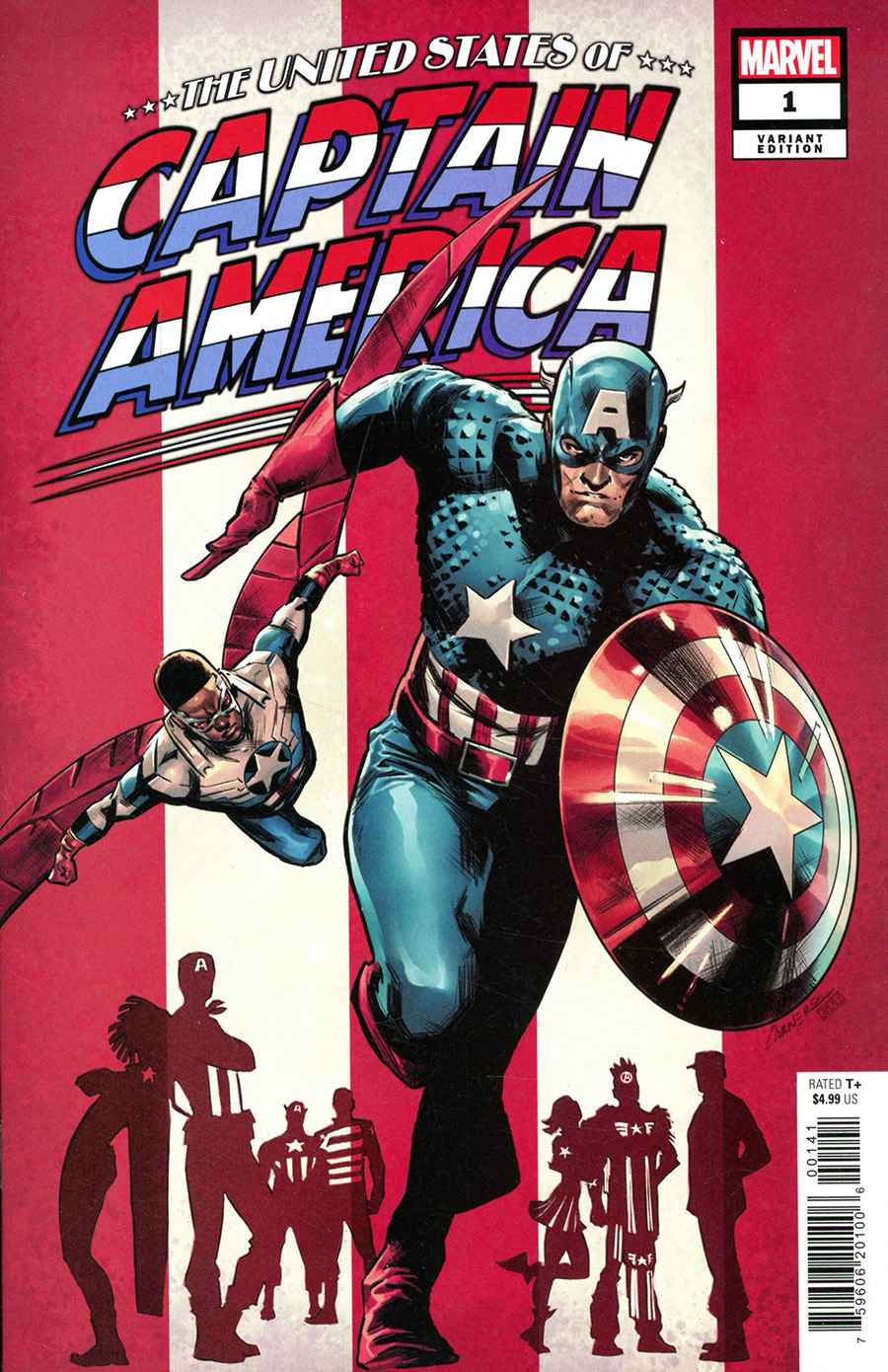 United States Of Captain America #1 Cover E Incentive Carmen Carnero Variant Cover