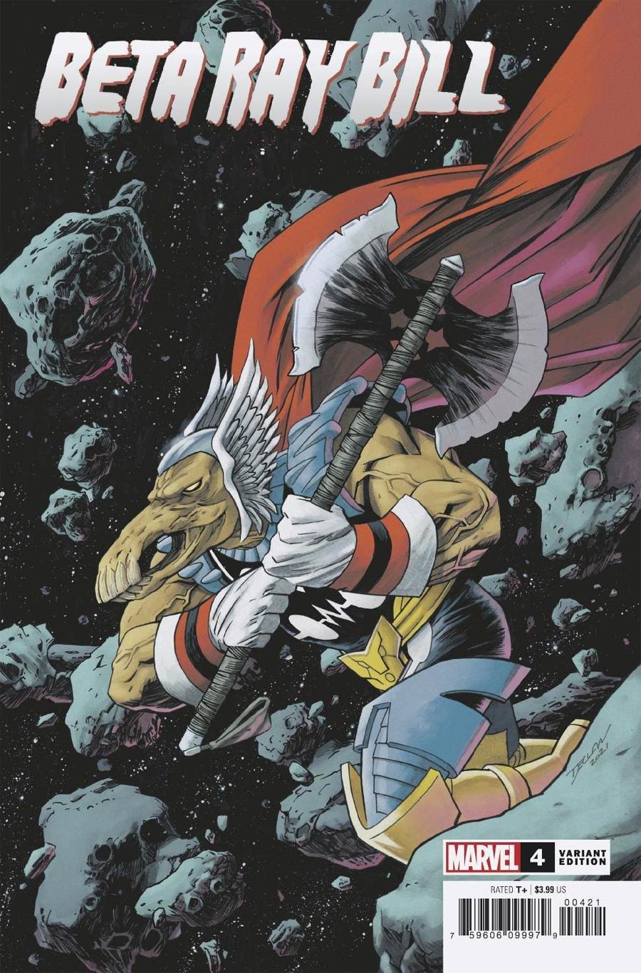 Beta Ray Bill #4 Cover B Incentive Declan Shalvey Variant Cover