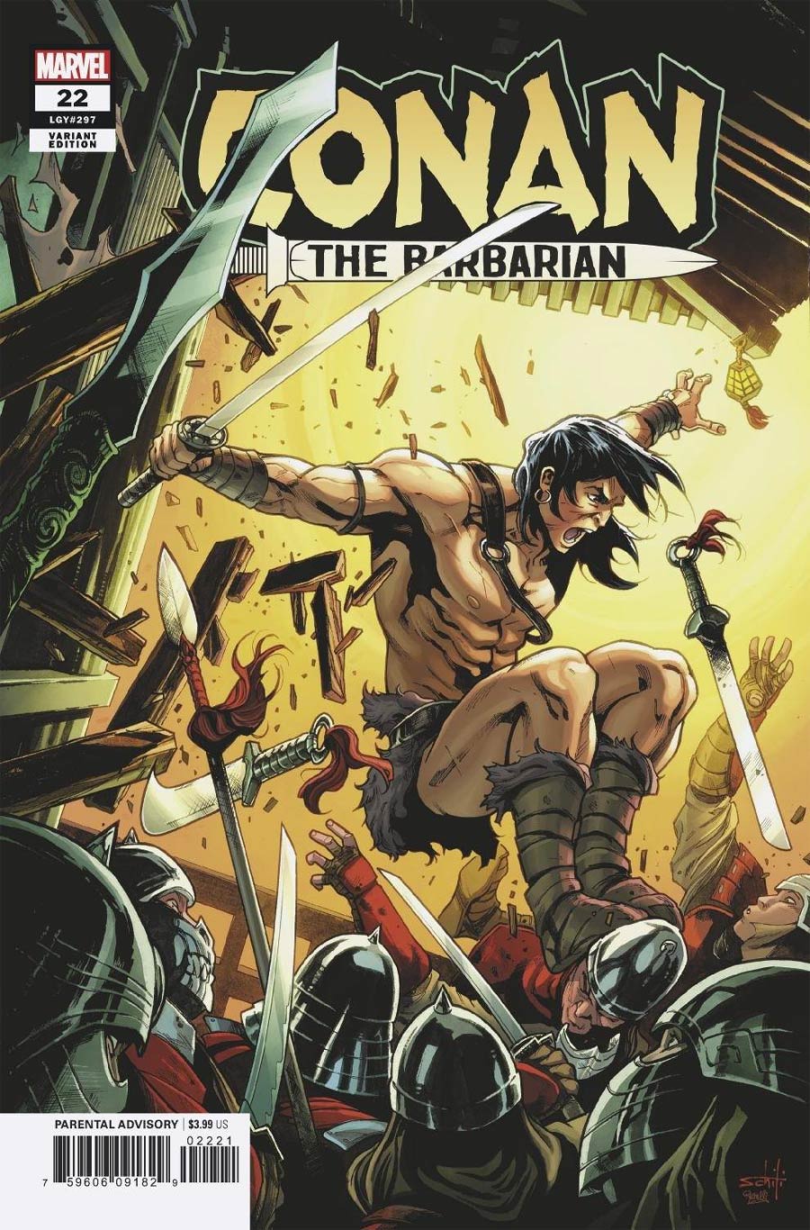 Conan The Barbarian Vol 4 #22 Cover B Incentive Valerio Schiti Variant Cover