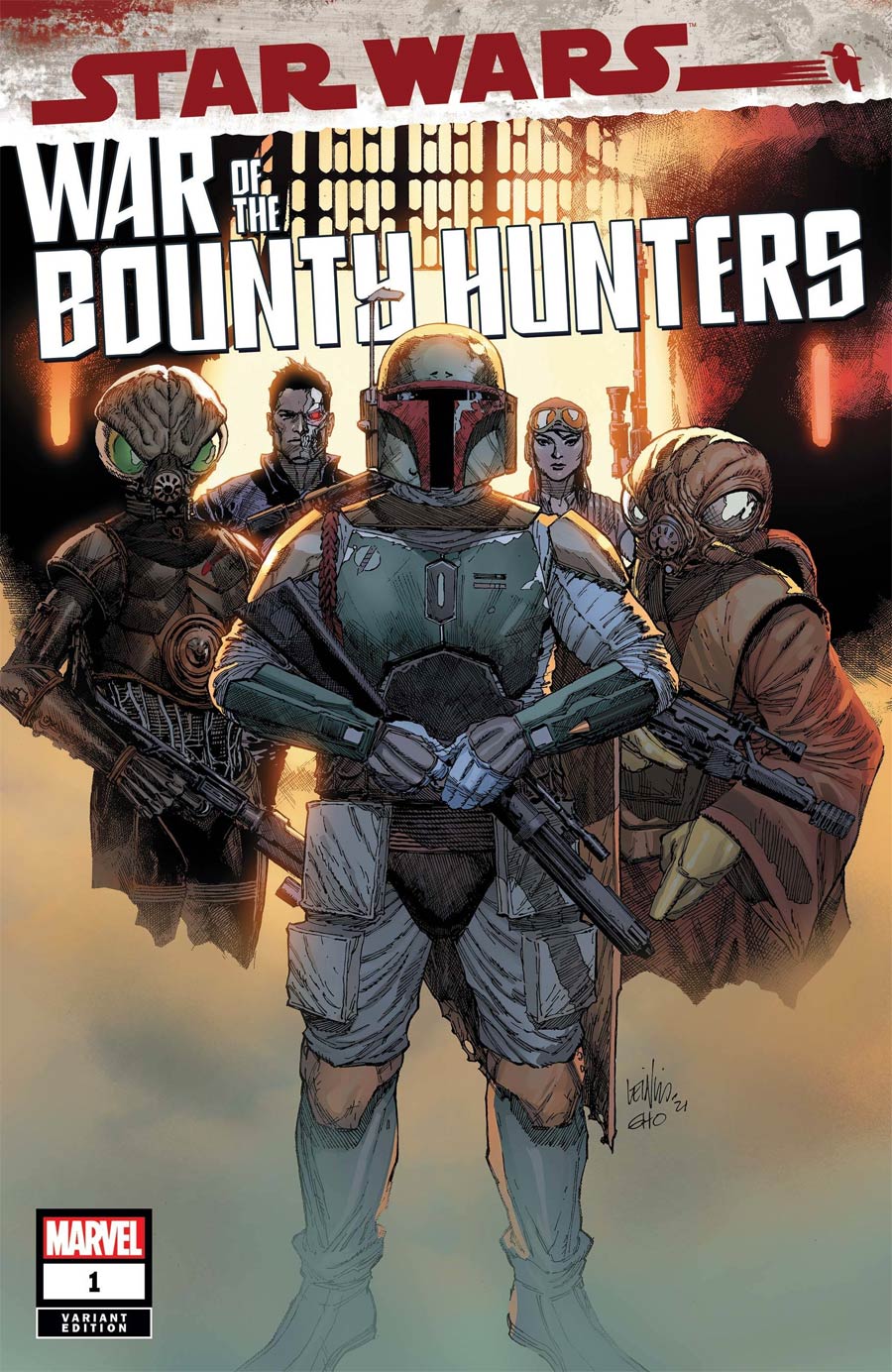 Star Wars War Of The Bounty Hunters #1 Cover F Incentive Leinil Francis Yu Variant Cover