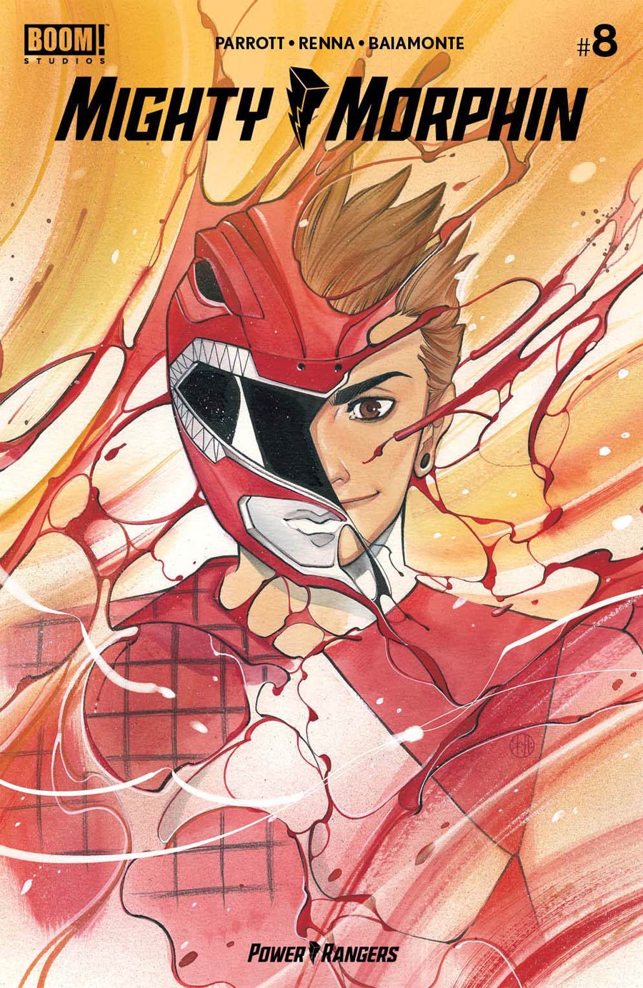 Mighty Morphin #8 Cover F Incentive Peach Momoko Variant Cover