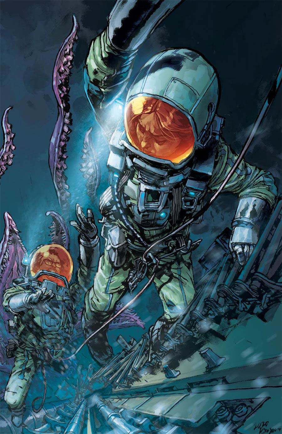 Deep Beyond #3 Cover E Variant Kim Jung Gi Virgin Cover (Limit 1 Per Customer)