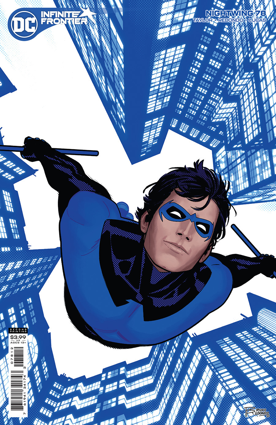 Nightwing Vol 4 #78 Cover C 2nd Ptg Bruno Redondo Variant Cover (Limit 1 Per Customer)