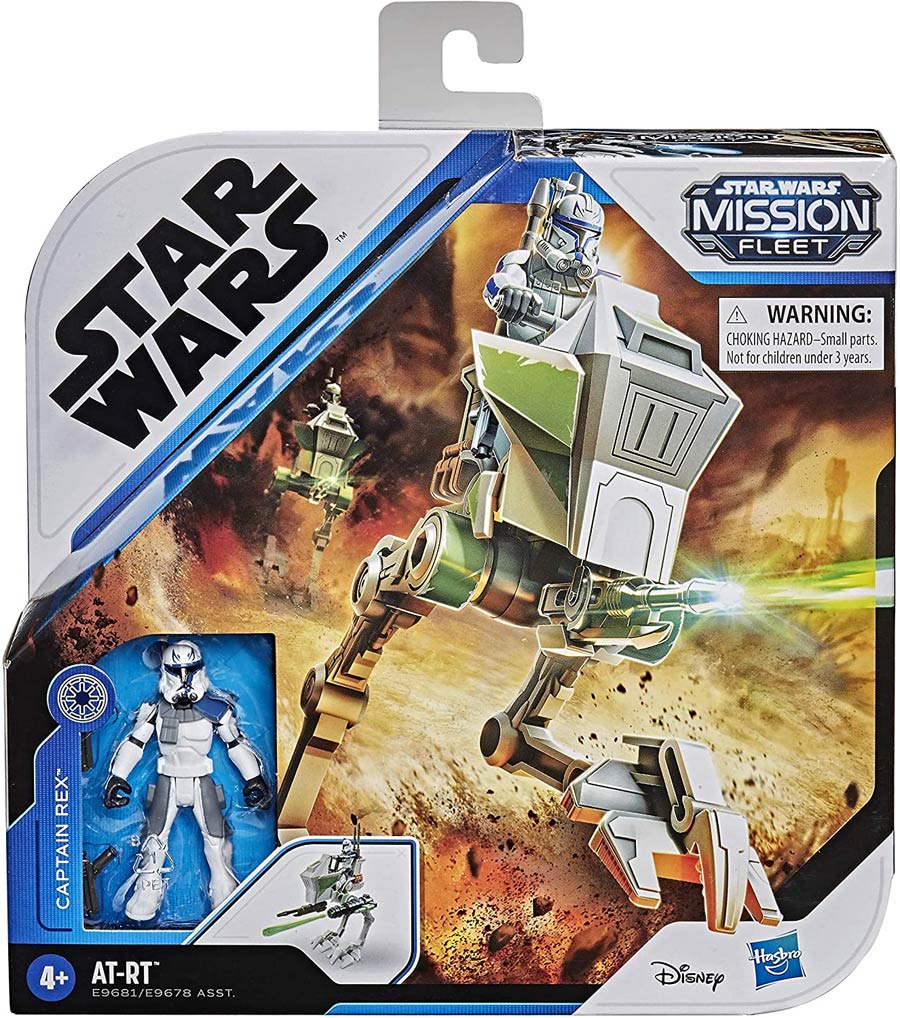 Star Wars Mission Fleet Expedition Class Captain Rex AT-RT Action Figure