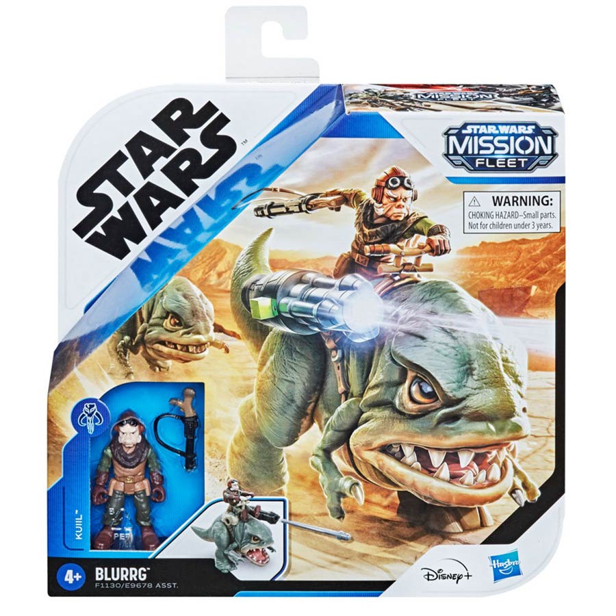 Star Wars Mission Fleet Expedition Class Kuiil With A Blurrg Action Figure
