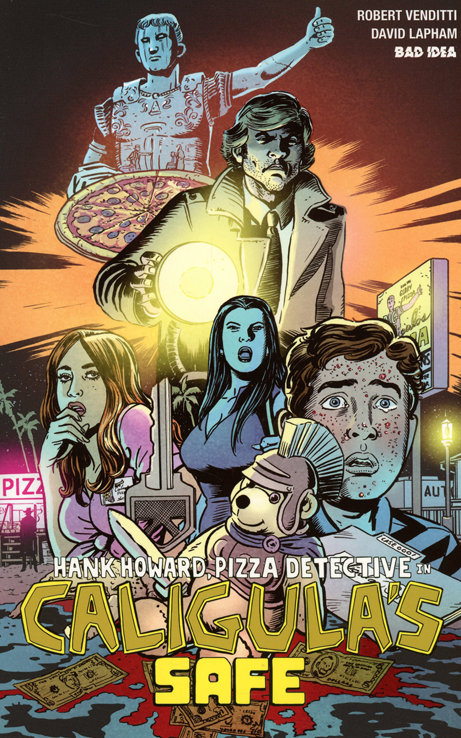 Hank Howard Pizza Detective In Caligulas Safe #1 (One Shot)(Limit 1 Per Customer)