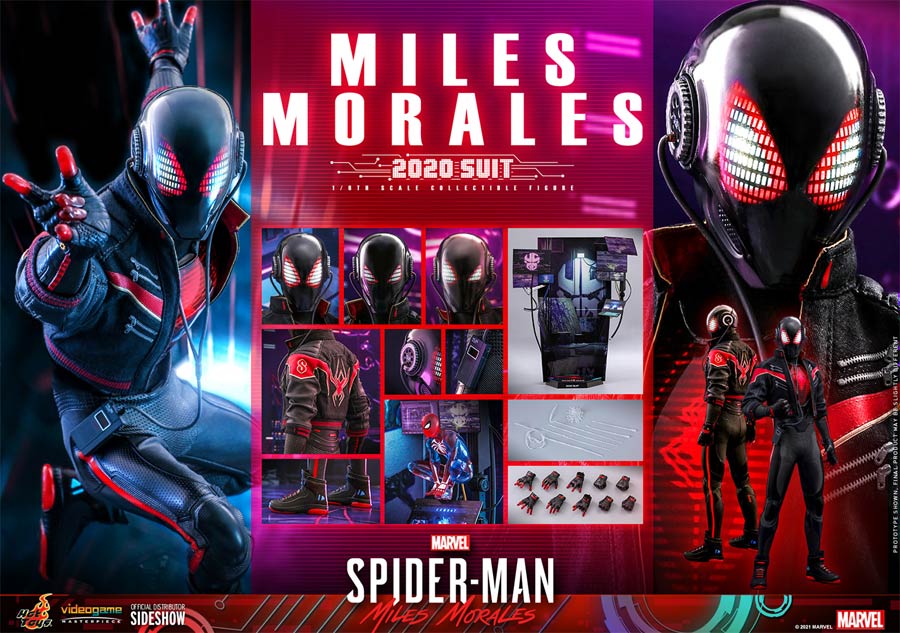 Marvels Spider-Man Miles Morales Miles Morales 2020 Suit Sixth Scale Figure