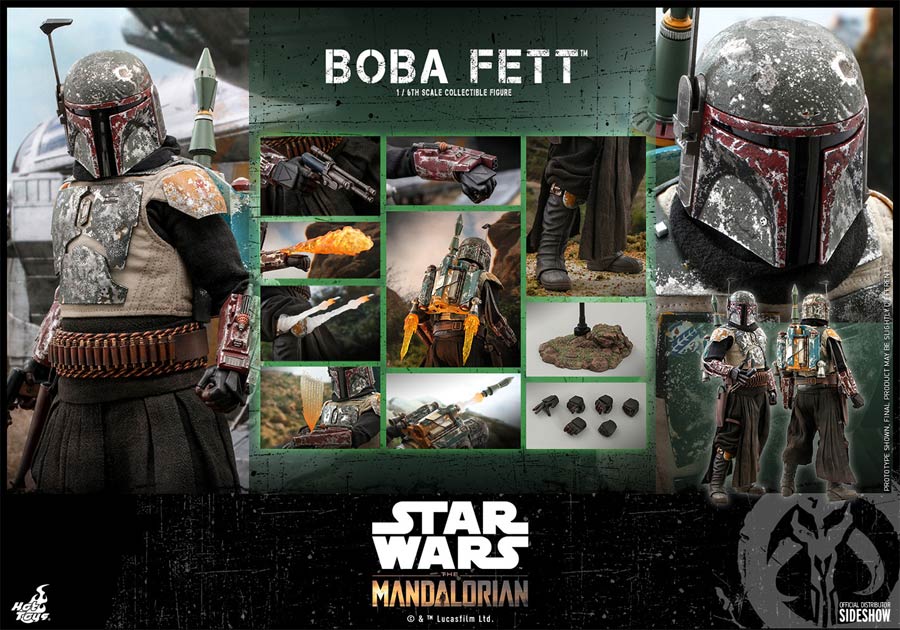 Star Wars The Mandalorian Boba Fett Sixth Scale Figure