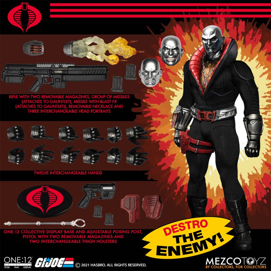 One-12 Collective GI Joe Destro Action Figure