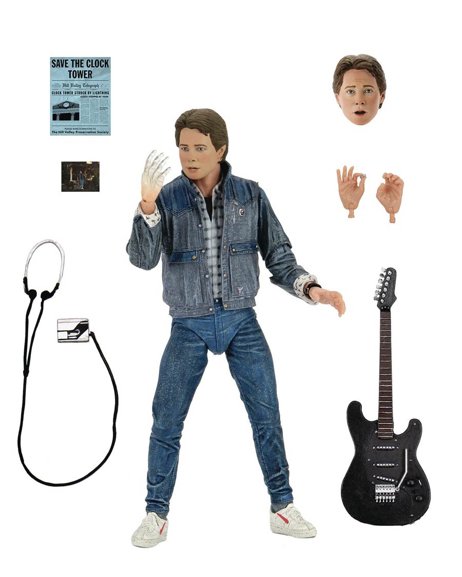 Back To The Future Ultimate Marty McFly 1985 Audition 7-Inch Scale Action Figure