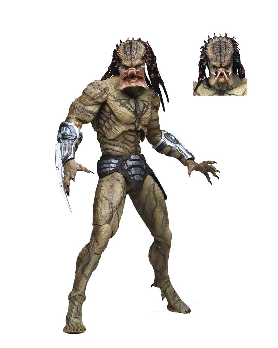 Predator 2018 Deluxe Ultimate Unarmored Assassin Predator 7-Inch Scale Action Figure