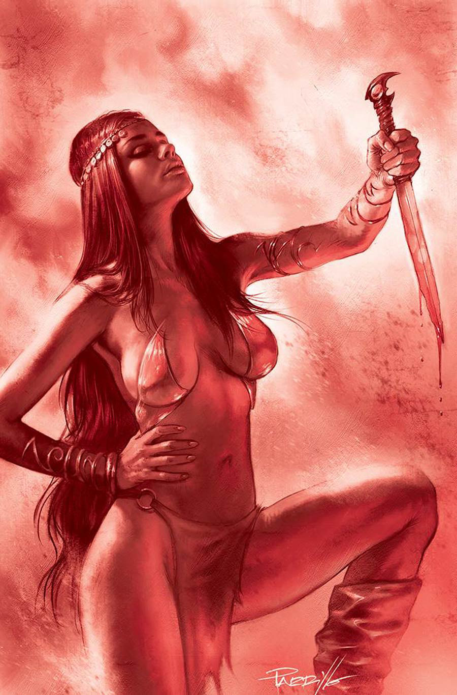 Dejah Thoris Vol 3 #12 Cover L Incentive Lucio Parrillo Tint Virgin Red Cover