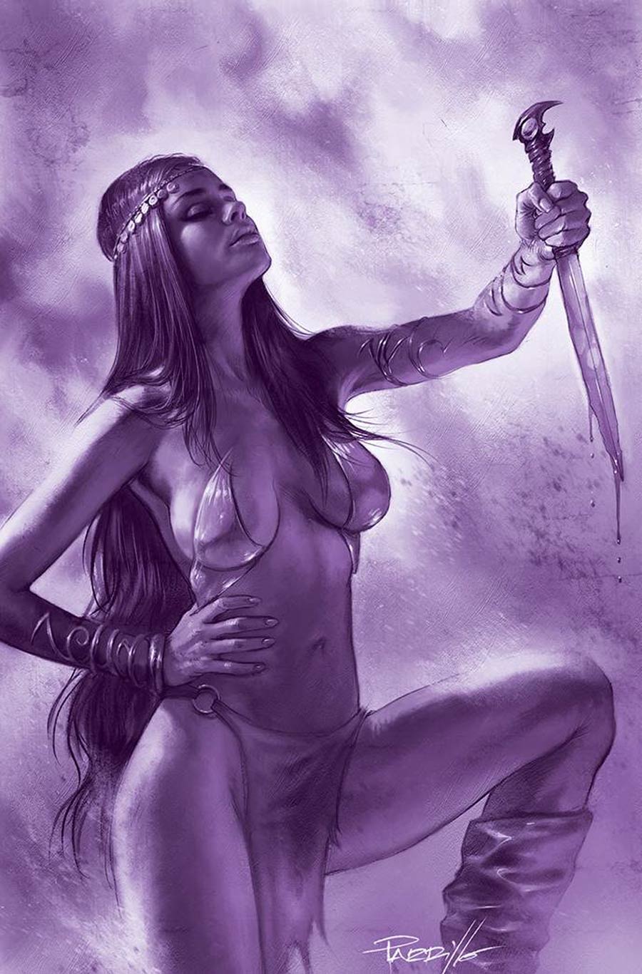 Dejah Thoris Vol 3 #12 Cover N Incentive Lucio Parrillo Tint Virgin Purple Cover
