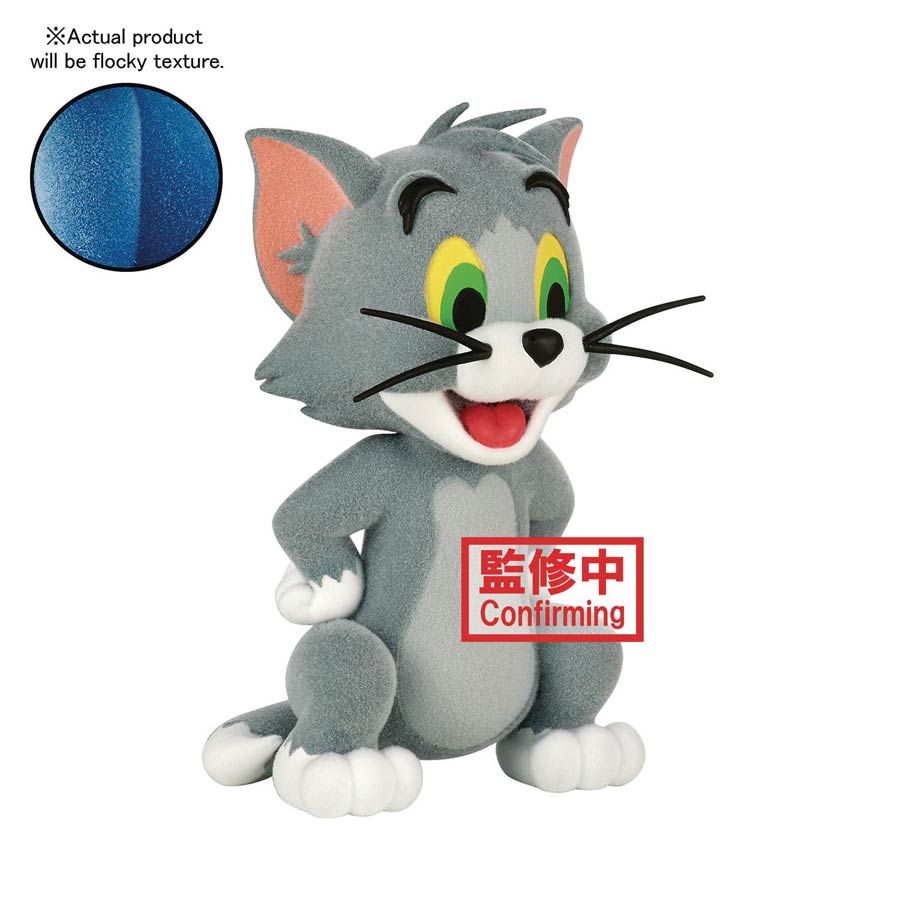 Tom And Jerry Fluffly Puffy Figure - Tom