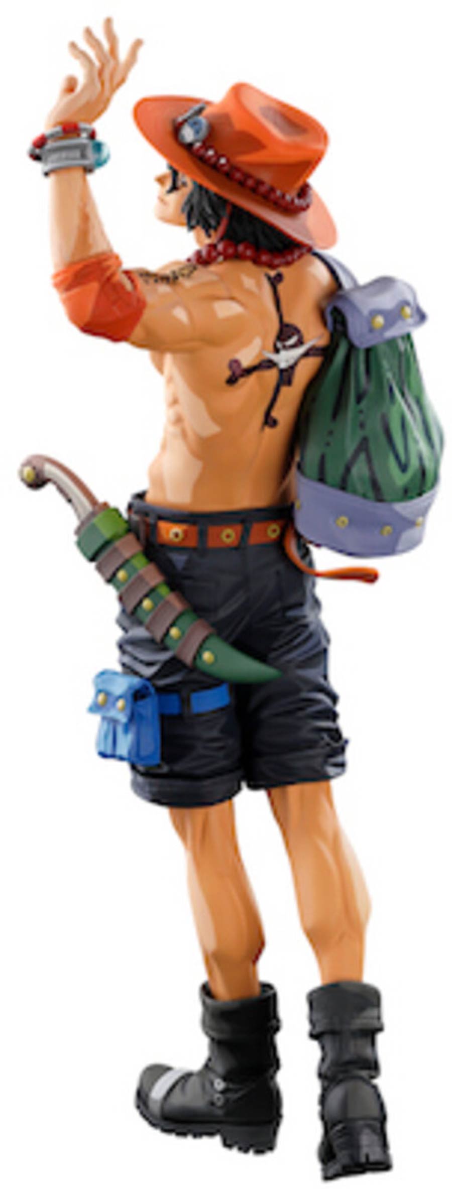 One Piece Banpresto World Figure Colosseum 3 Super Master Stars Piece Figure - Portgas D Ace Two Dimensions Version