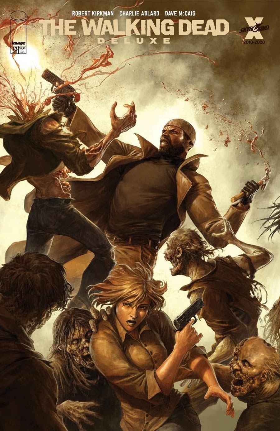 Walking Dead Deluxe #13 Cover D Variant Dave Rapoza Cover