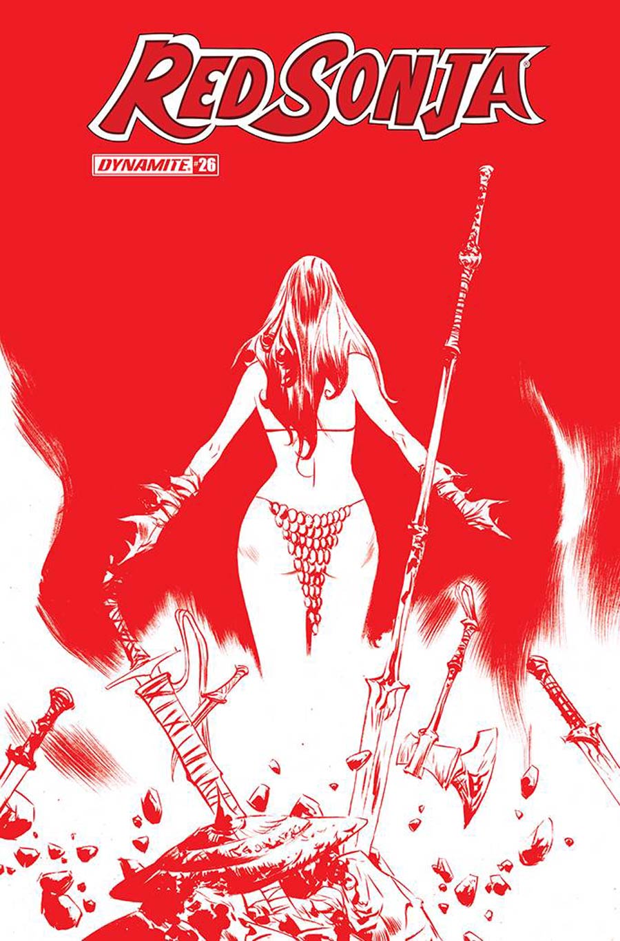 Red Sonja Vol 8 #26 Cover M Incentive Jae Lee Tint Cover