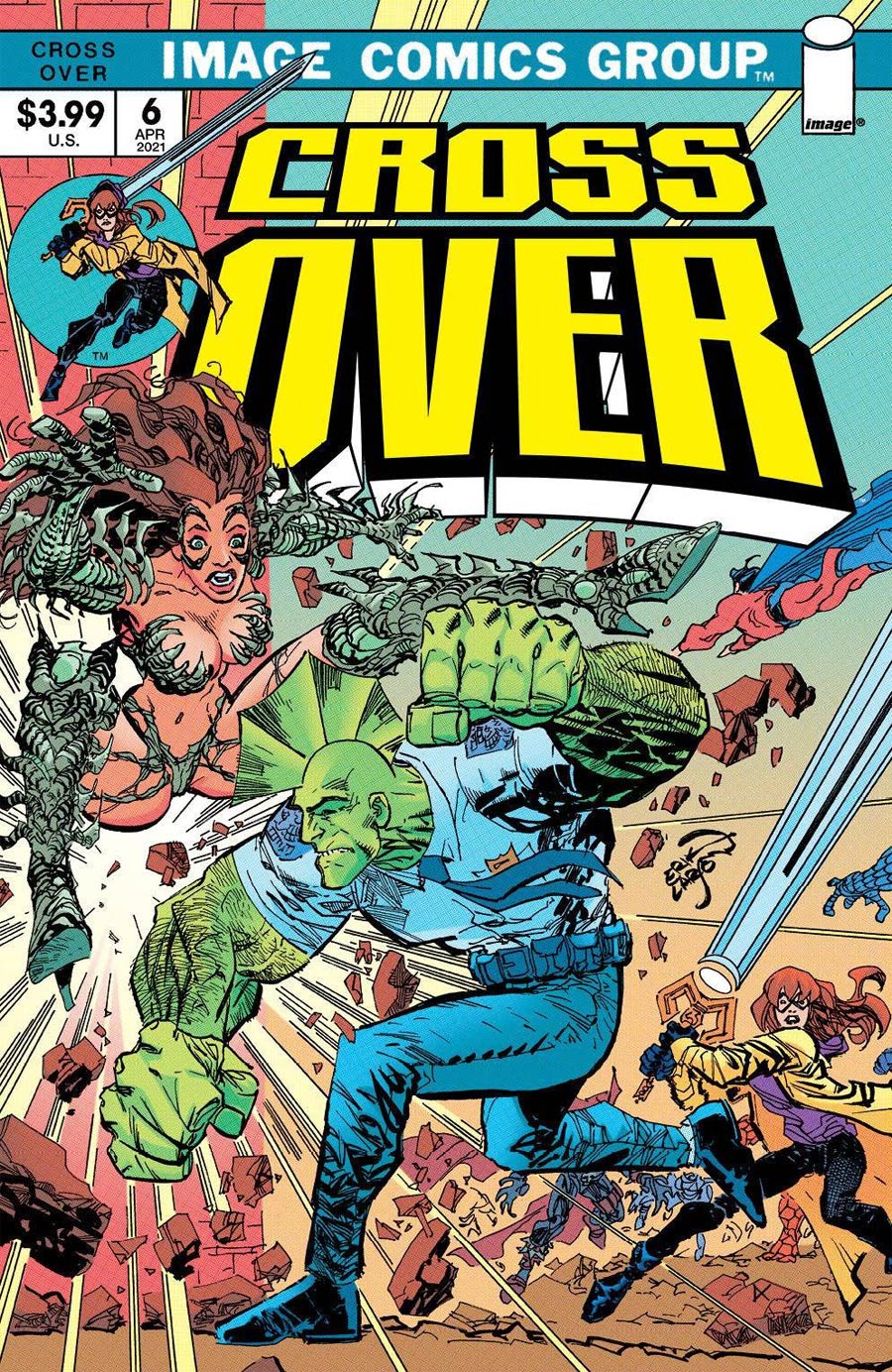 Crossover #6 Cover I Incentive Erik Larsen Foil Cover